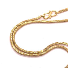Snake Chain Gold Plated Necklace Jewelry