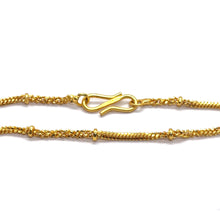 Gold Electroplated O shape and cuban Chain Necklace Jewelry