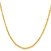 Gold Electroplated O shape and cuban Chain Necklace Jewelry