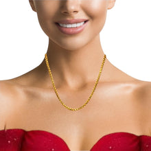 Gold Plated Box Flexi Chain Necklace Jewelry