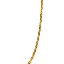 Micron Gold Plated Cable Chain Classic Necklace Jewelry