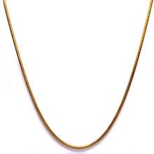 Gold plated Snake chain interlocked with granulated beads chain necklace Jewelry