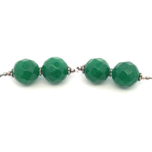 Green Jade 12mm Ball Facet Dangle Gemstone Earrings