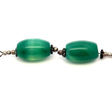 Green Jade 16x9mm Balloon Plain Dangle Gemstone Earrings