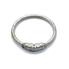 Ornate Textured German Silver Beaded Kada Set for Babies for Naming Ceremonies & Cultural Wear