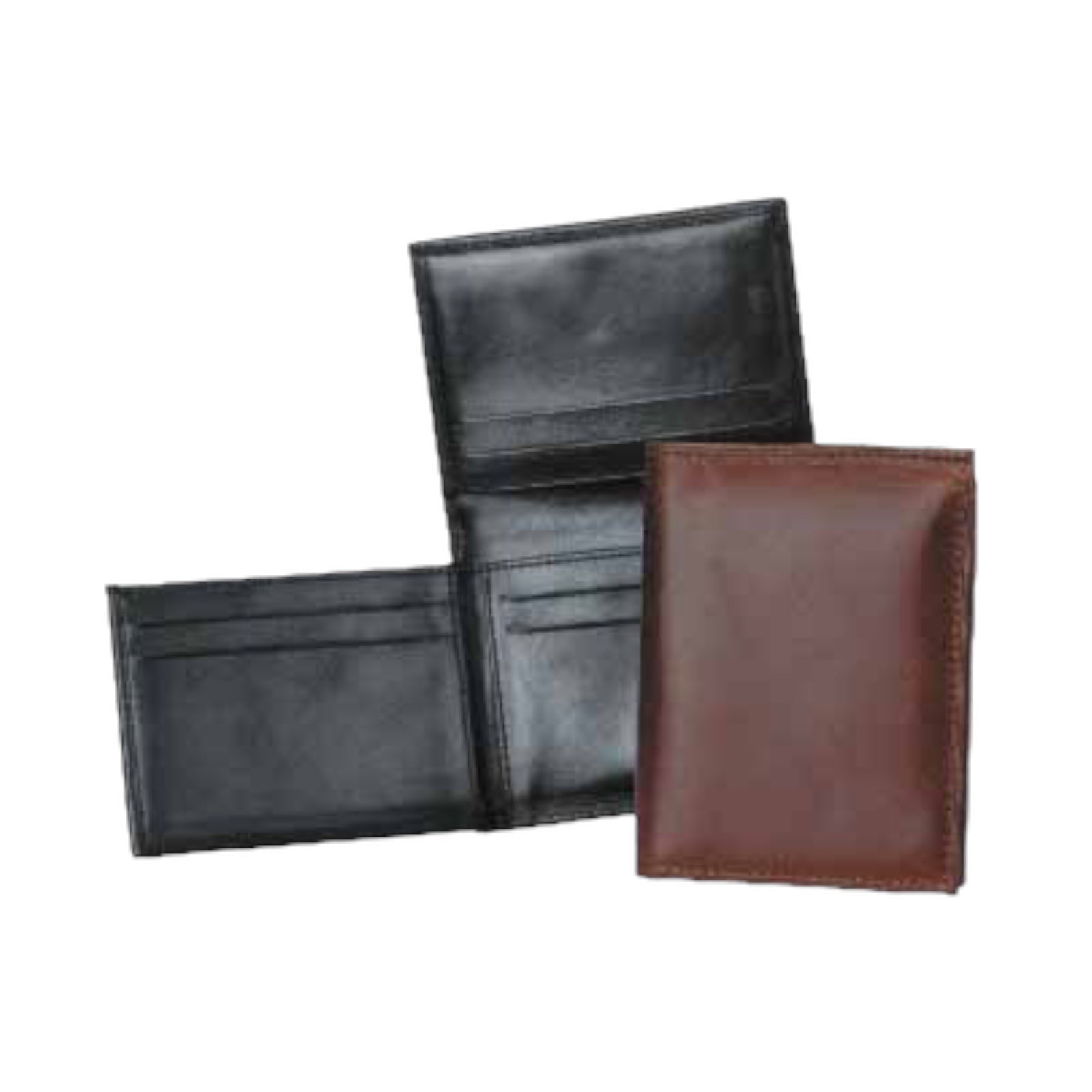L Shaped Men's Wallet Leather Umberto Ferreti Made In Italy Organizer