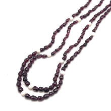 Handcrafted Garnet Drop Bead with Round Agate Accents Natural Gemstone 16.2