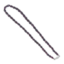 Garnet Natural Handmade Smooth Plain Dholki Gemstone Beaded 16.4