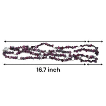 Handmade Natural Garnet Plain Fish & Agate Round Gemstone Beaded 16.7