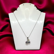 Cherry Fruit Pendant Necklace with Multicolor Crystals – Playful and Trendy Jewelry