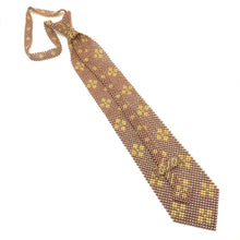 Handcrafted Diamond Pattern Pearl Tie Elegant Timeless Neckwear
