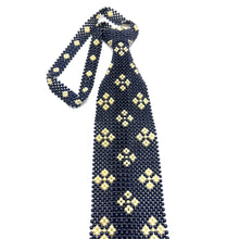 Handcrafted Flower & Diamond Pearl Tie Floral Elegance with a Twist