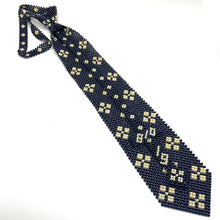 Handcrafted Flower & Diamond Pearl Tie Floral Elegance with a Twist