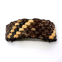 Handmade Natural Coconut Shell 1.5” Bracelet Stretchable Eco-Friendly Band