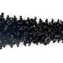 Handmade Bracelet Black Onyx Beaded 7 Inch Hand Jewelry