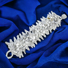Handmade Bracelet Howlite Beaded 7 Inch Hand Jewelry