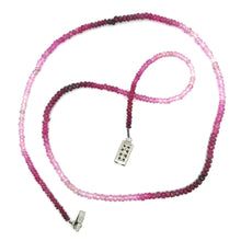 Natural Shaded Ruby Rondelle Facet Cut Beads Precious Necklace