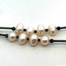 Fresh Water Pearl Oval 9x7mm June Birth Gemstone Necklace