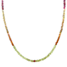 Natural Tondu Sapphire Rondelle Facet Cut Beads Precious Necklace