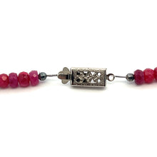 Natural Ruby Rondelle 4.5mm Facet Cut Bead Precious Necklace