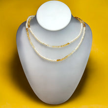 Natural Citrine & Pearl Elegant Gemstone Handmade Necklace