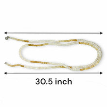 Natural Citrine & Pearl Elegant Gemstone Handmade Necklace