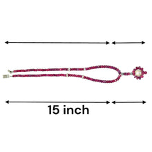 Natural Ruby Rondelle 4mm Faceted Bead Precious Necklace