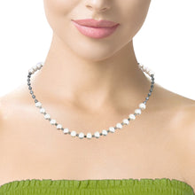 Fresh Water Pearl Round 6mm Smooth June Gemstone Necklace