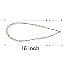 Fresh Water Pearl Round 6mm Smooth June Gemstone Necklace