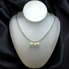 Fresh Water Pearl Oval 10x8mm June Birth Gemstone Necklace