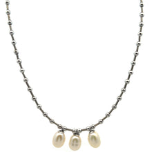 Fresh Water Pearl Oval Plain June Birth Gemstone Necklace