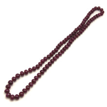 Ruby Gemstone Necklace | Smooth 10–11mm Rondelle Beads 81 Pcs 728 Carats | Rich Crimson Red VVS Clarity | 27 Inch Birthstone Precious Jewelry