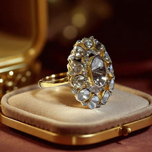 14K Yellow Gold Diamond Polki Ring – Classic Kundan Style Inspired by Traditional Indian Jewelry