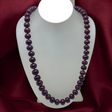 Majestic Natural Ruby Necklace Rondelle 11-14mm Plain Cut VVS Clarity Crimson Color Gemstone Jewelry For Power, Prosperity & Protection