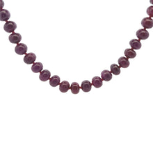 Elegant Natural Ruby Rondelle Necklace Large 10-11mm Plain Cut VVS Clarity Crimson Color Gemstone Jewelry For Leadership, Strength & Success