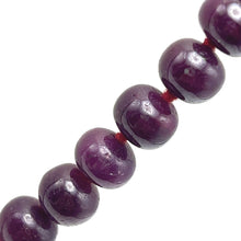 Natural Ruby Timeless Necklace Large Rondelle 10-11mm Plain Cut VVS Clarity Crimson Color Gemstone Jewelry For Motivation, Focus & Self-Belief