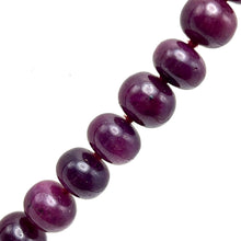 Majestic Natural Ruby Necklace Rondelle 11-14mm Plain Cut VVS Clarity Crimson Color Gemstone Jewelry For Power, Prosperity & Protection