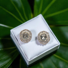 14K Yellow Gold Diamond Polki Earrings – Subtle Elegance Reflecting Mughal Craft Influence