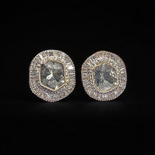 14K Yellow Gold Diamond Polki Earrings – Subtle Elegance Reflecting Mughal Craft Influence