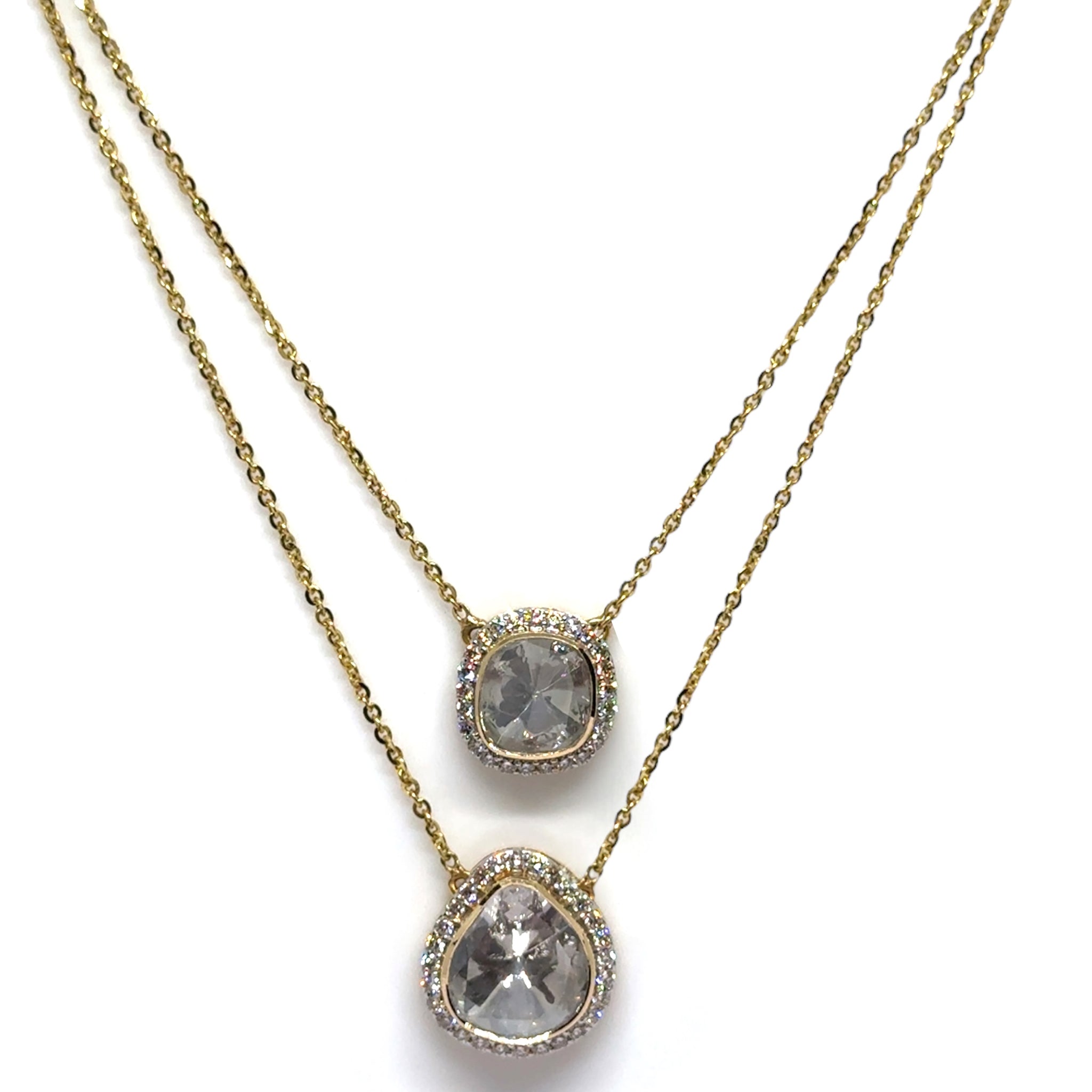 18K Yellow Gold Heritage Diamond Polki Necklace – Timeless Statement of Traditional Luxury