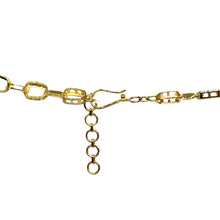 14K Yellow Gold Natural Diamond Polki Necklace in Classic Layout – Delicate Chain and Traditional Jewelry