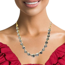 14K Yellow Gold Natural Diamond Polki Necklace in Classic Layout – Delicate Chain and Traditional Jewelry