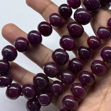 Majestic Natural Ruby Necklace Rondelle 11-14mm Plain Cut VVS Clarity Crimson Color Gemstone Jewelry For Power, Prosperity & Protection