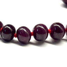 Natural Ruby Gemstone Necklace | Smooth 9-10mm Rondelle Beads 79 Pcs 610 Carats | Deep Crimson Red VVS Clarity | 26 Inch Investment-Grade Handmade Jewelry