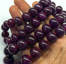 Natural Ruby Regal Necklace Rondelle 12-19mm Plain Cut VVS Clarity Crimson Color Gemstone Jewelry For Bold Energy & Root Chakra Strength