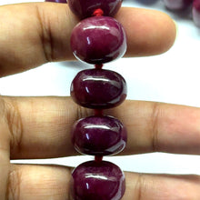 Royal Treasury Natural Ruby Necklace Ultra Statement Rondelle 15-21mm Plain Cut VVS Clarity Crimson Color Gemstone Jewelry For Leadership, Abundance & Confidence