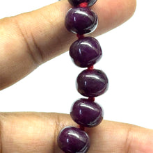 Natural Ruby Timeless Necklace Large Rondelle 10-11mm Plain Cut VVS Clarity Crimson Color Gemstone Jewelry For Motivation, Focus & Self-Belief