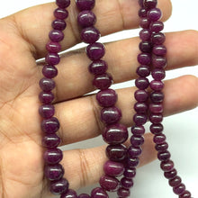 Couture Natural Ruby Necklace 4-10mm Rondelle Smooth Authentic Ruby Gemstone Jewelry with Timeless Elegance for Strength, Protection & Stability