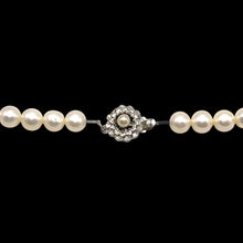 Pearl White Classic Plain Ringed Necklace