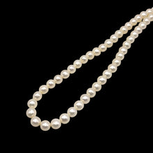 Pearl Elegant White Plain Ringed Necklace